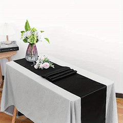 YFLZQ 6 Pack Satin Table Runner 30x274 Cm Silk Smooth Fabric