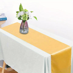 YFLZQ 6 Pack Satin Table Runner 30x274 Cm Silk Smooth Fabric
