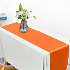 YFLZQ 6 Pack Satin Table Runner 30x274 Cm Silk Smooth Fabric