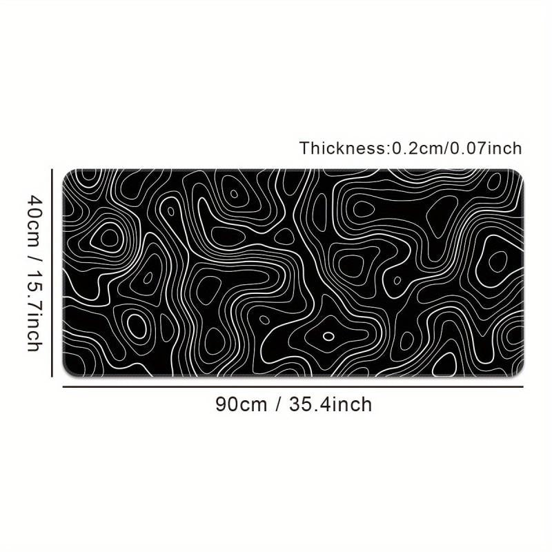 Abstract Line Large Gaming Mouse Pad Thickened Desktop Mat Non Slip Washable