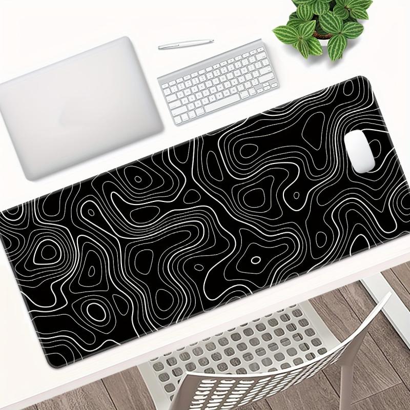 Abstract Line Large Gaming Mouse Pad Thickened Desktop Mat Non Slip Washable