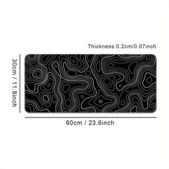 Abstract Line Large Gaming Mouse Pad Thickened Desktop Mat Non Slip Washable
