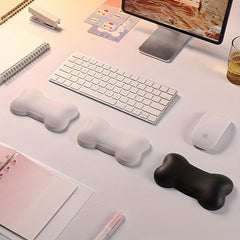 Leather Silicone Wrist Mouse Pad Keyboard Hand Rest Wrist Support