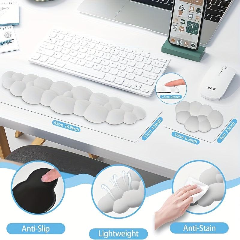 Cloud Silicone Non-slip Keyboard Hand Rest