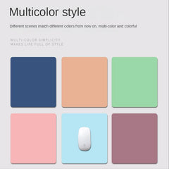 Double Sided Leather Mouse Pad Computer Desk Small Pad Non Slip Waterp