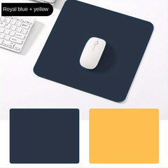 Double Sided Leather Mouse Pad Computer Desk Small Pad Non Slip Waterp
