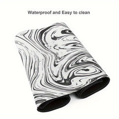 Large Mouse Pad Desk Pad Extended Non Slip Rubber Base Stitched Edges