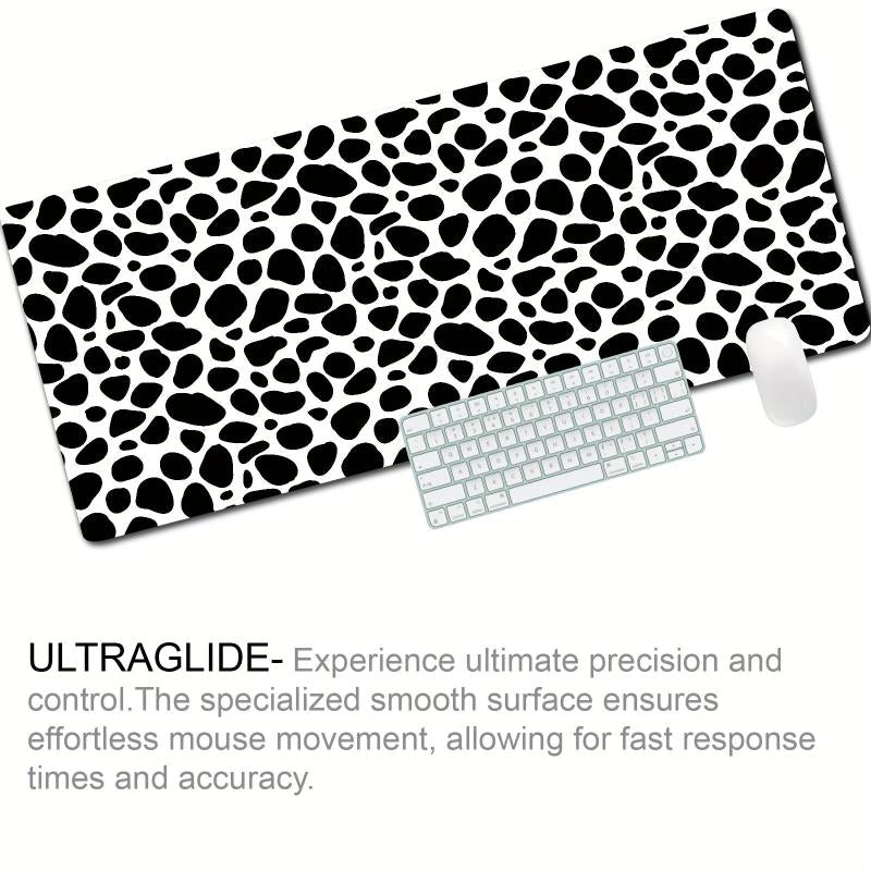 Cow Pattern Desk Mat Extended Mouse Pad 27.5x11.8in