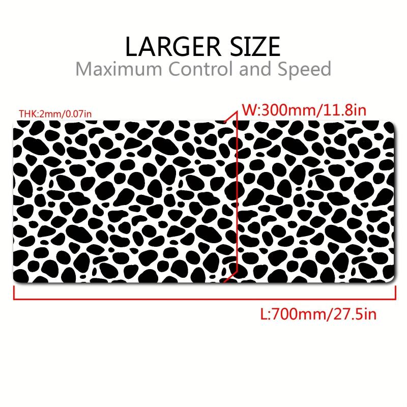 Cow Pattern Desk Mat Extended Mouse Pad 27.5x11.8in