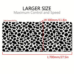 Cow Pattern Desk Mat Extended Mouse Pad 27.5x11.8in
