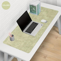 Non Slip Leather Mouse Pad - Double Sided Design
