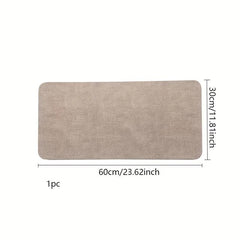 Non Slip Leather Mouse Pad - Double Sided Design