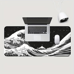 Wave Pattern Extended Gaming Mouse Pad 80x30cm
