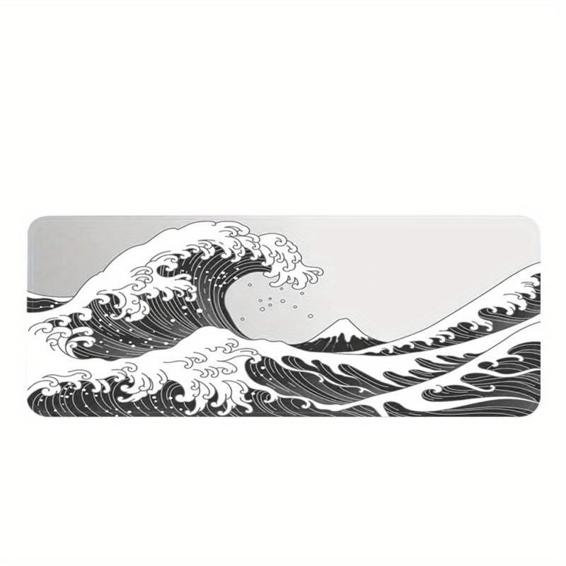 Wave Pattern Extended Gaming Mouse Pad 80x30cm
