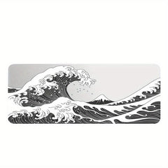 Wave Pattern Extended Gaming Mouse Pad 80x30cm