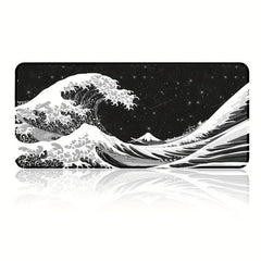 Wave Pattern Extended Gaming Mouse Pad 80x30cm