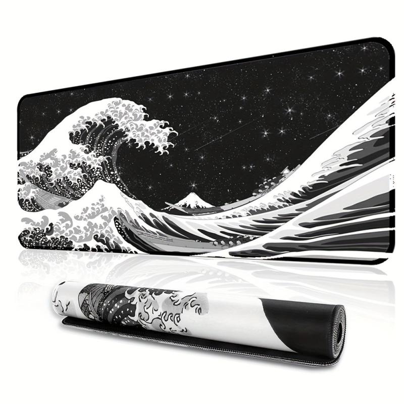 Wave Pattern Extended Gaming Mouse Pad 80x30cm