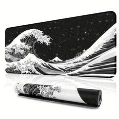 Wave Pattern Extended Gaming Mouse Pad 80x30cm