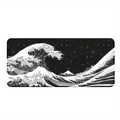 Wave Pattern Extended Gaming Mouse Pad 80x30cm