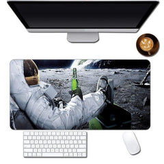 Oversized Astronaut Gamer Mouse Pad Non-Slip Rubber Keyboard Pad