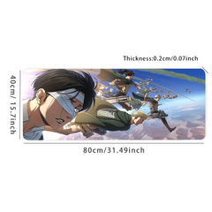 Cartoon Anime Gaming Mousepad and Keyboard Pad