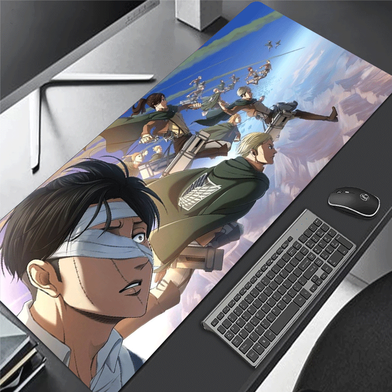 Cartoon Anime Gaming Mousepad and Keyboard Pad