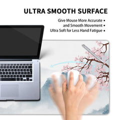 Cherry Gaming Mouse Pad Watercolor Large Mouse Pad 31.5x11.8 Inches