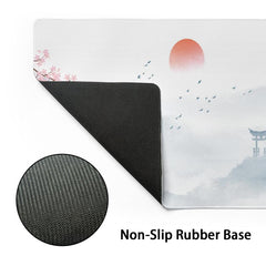 Cherry Gaming Mouse Pad Watercolor Large Mouse Pad 31.5x11.8 Inches