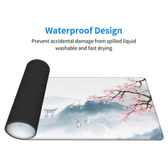 Cherry Gaming Mouse Pad Watercolor Large Mouse Pad 31.5x11.8 Inches