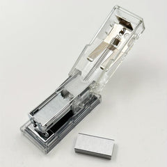 Transparent Mini Stapler Student Stationery Portable Small Mini Stapler