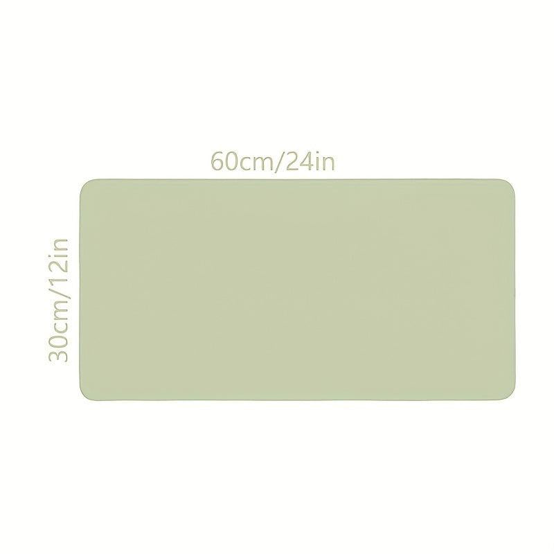 Double-sided Leather and Wood Office Mouse Pad
