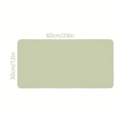 Double-sided Leather and Wood Office Mouse Pad