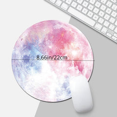 Round Rubber Mouse Pad Wrist Pad Thickened Anti-dirt Pad