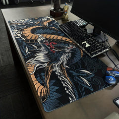 Large Game Mouse Pad Dragon Gaming Accessories HD Print Desk Mat