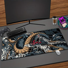 Large Game Mouse Pad Dragon Gaming Accessories HD Print Desk Mat