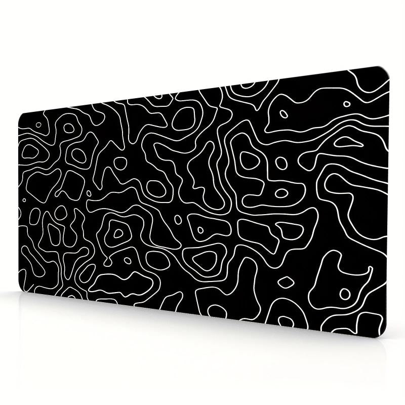 Large Gaming Mouse Pad Terrain Graphics Office Desk Pad Non-slip Stitched Edge