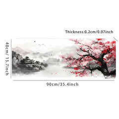 Japanese Cherry Blossoms Mouse Pad Desk Mat Large Gaming Mousepad