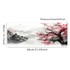 Japanese Cherry Blossoms Mouse Pad Desk Mat Large Gaming Mousepad
