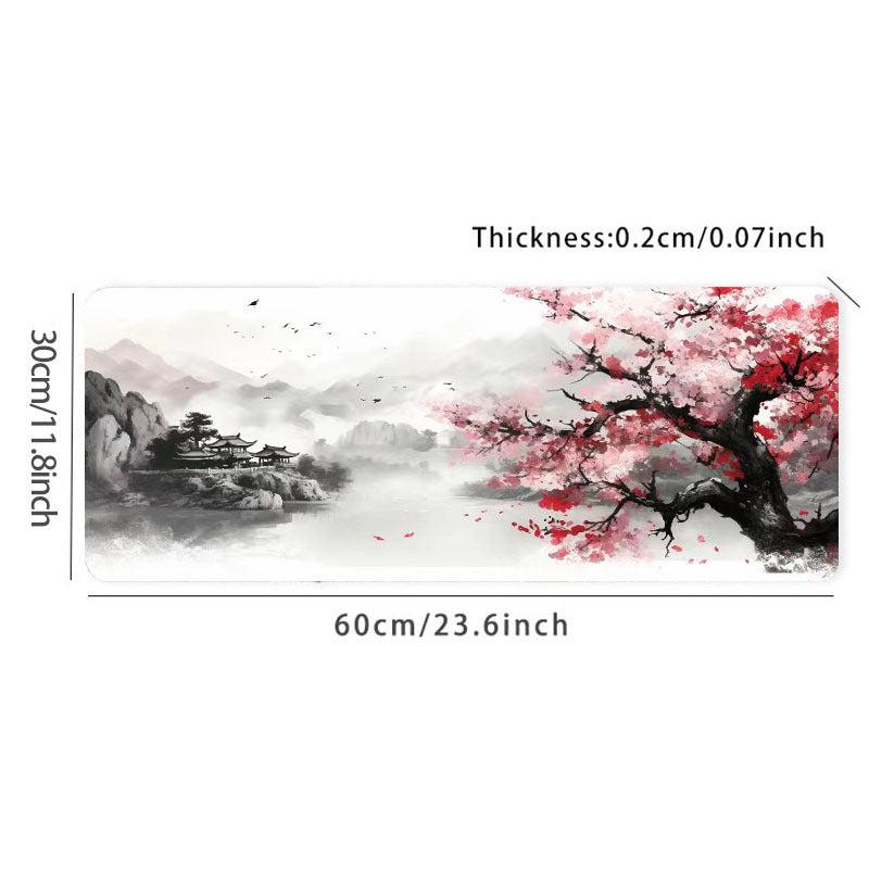 Japanese Cherry Blossoms Mouse Pad Desk Mat Large Gaming Mousepad