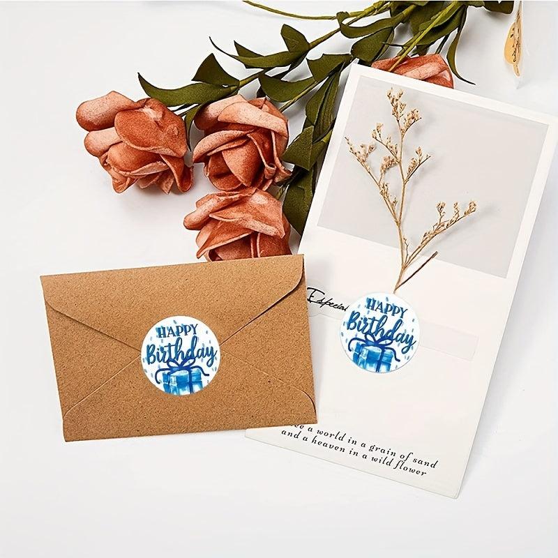 500pcs Happy Birthday Sticker Label Stationery Decoration Sealing Sticker