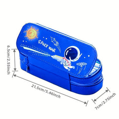 Space Dinosaur Pencil Case for Boys - Stationery Box