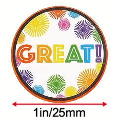 500 Stickers Rolls Incentive Stickers Labels Sealing Stickers