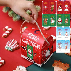 100 Pcs Cartoon Merry Christmas Stickers Gift Packaging Sealing Stickers