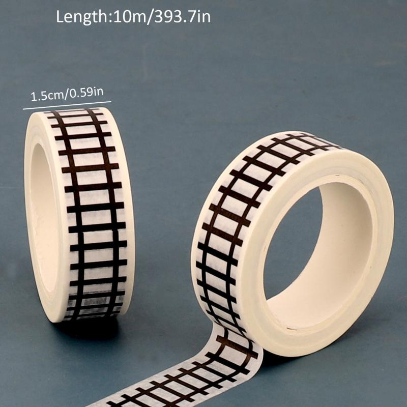 1pc Railroad Road Washi Tape DIY Materials