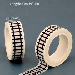 1pc Railroad Road Washi Tape DIY Materials