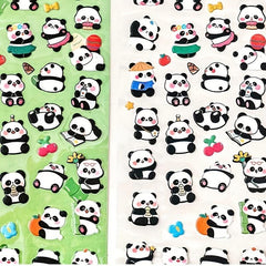 1pc Cartoon Panda 3D Bubble Sticker DIY Hand Account Material Sealing Sticker