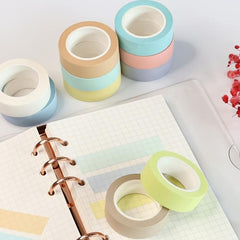 10pcs Mixed Masking Tape for DIY Crafts at Home Washi Tape for Journal Diary