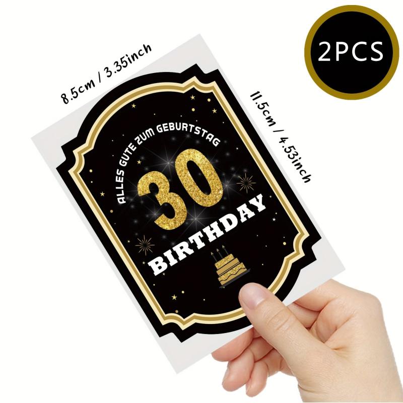 30th Birthday Bottle Labels - Happy Birthday Party Decoration