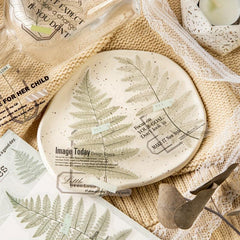 20 Large Waterproof Leaf Vein Stickers for Planners, Notebooks, Water Bottles