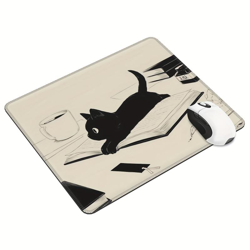 Funny Cat Mouse Pad Non Slip Rubber Base Animals Mouse Pad for Desk